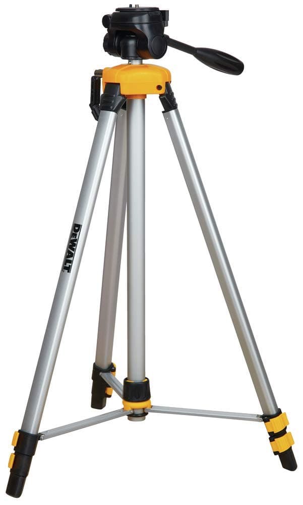 DEWALT Laser Level Tripod, ¼ x 20 Thread Mount, Collapsible Legs, Non-Skid Feet, Carrying Pouch Included (DW0881T)