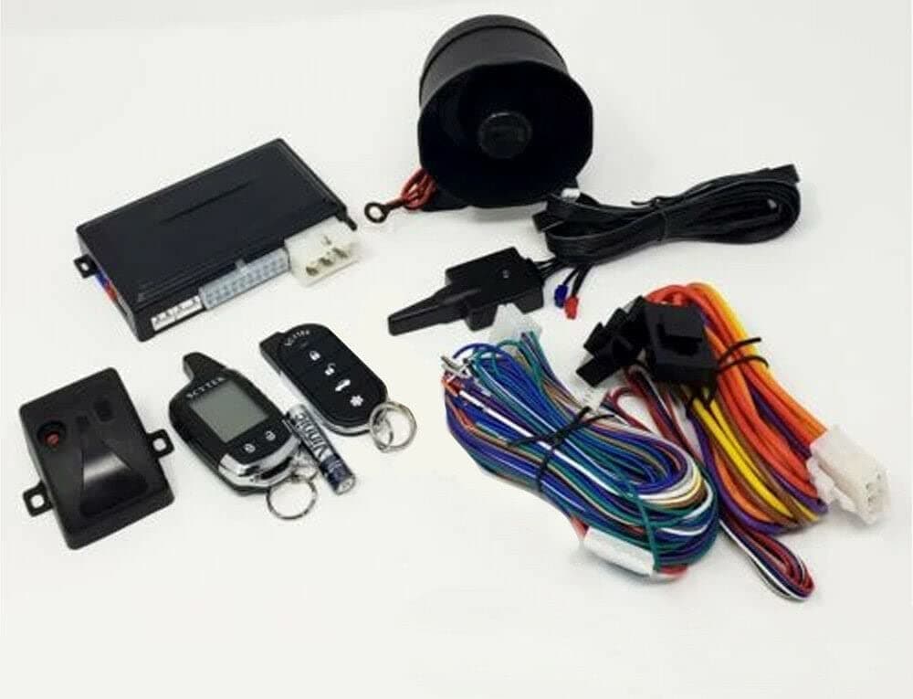 Scytek Car Alarm Security System, Keyless Entry 2-Way LCD Remote Start