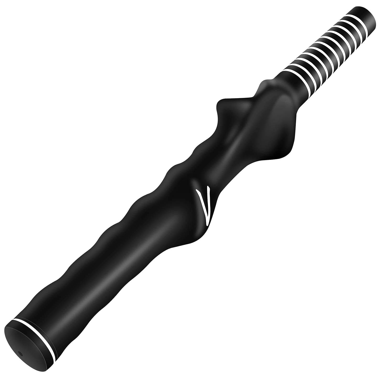 MAKINGTEC Golf Club Grip, Golf Swing Trainer Training Grip, Left and Right Hand Auxiliary Practice Teaching Aids ( Black)