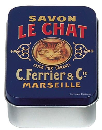 French Classics Metal Box Savon Chat
