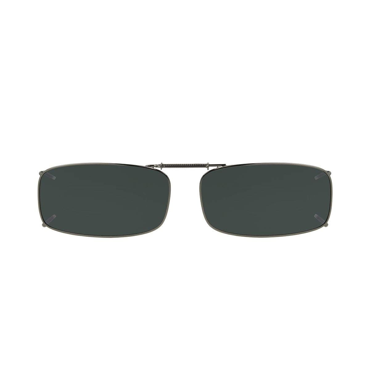 Solar Shield 54R8 Full Frame Polarized Gray Lens Clip on Sunglasses