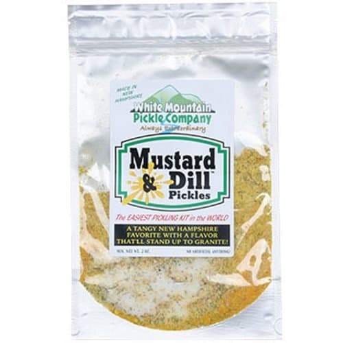 White Mountain Pickle Co. Mustard & Dill Pickling Kit - 2 oz - No Canning Jars