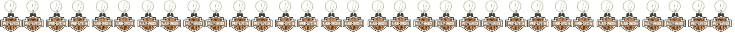 PLASTICOLOR 4179 Harley-Davidson Logo Plastisol Key Chain