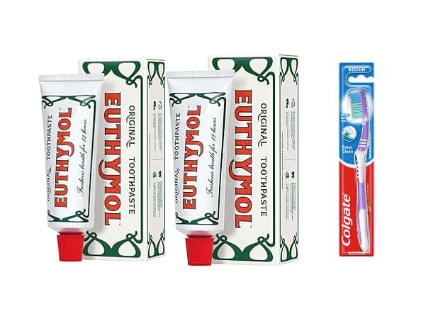 Original Toothpaste, 75 ml, Pack of 2 with Colgate Toothbrush