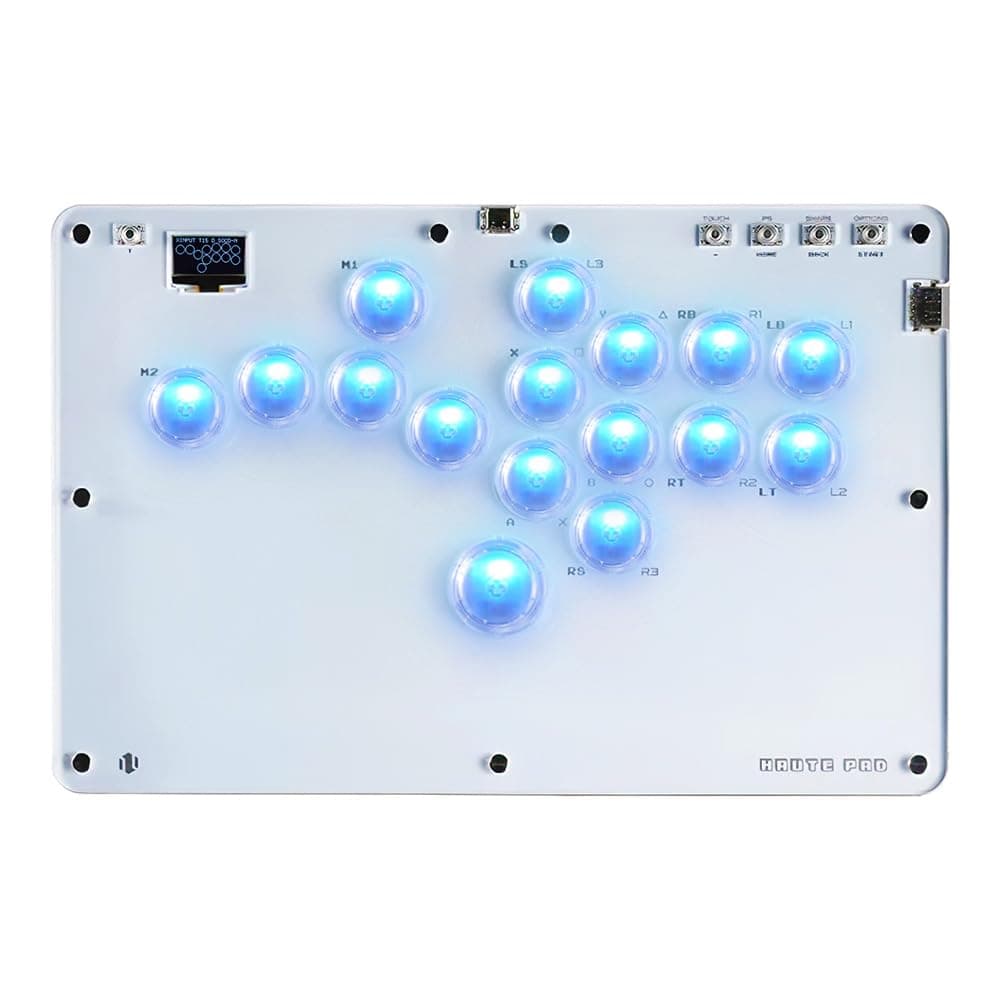 Sehawei Haute42 Arcade Stick R16 All-Button Arcade Controller 16Keys for PC/Ps3/Ps4/Switch/Steam,Fight Stick for Fighting Games with Custom RGB & Turbo Functions & Hot Swap