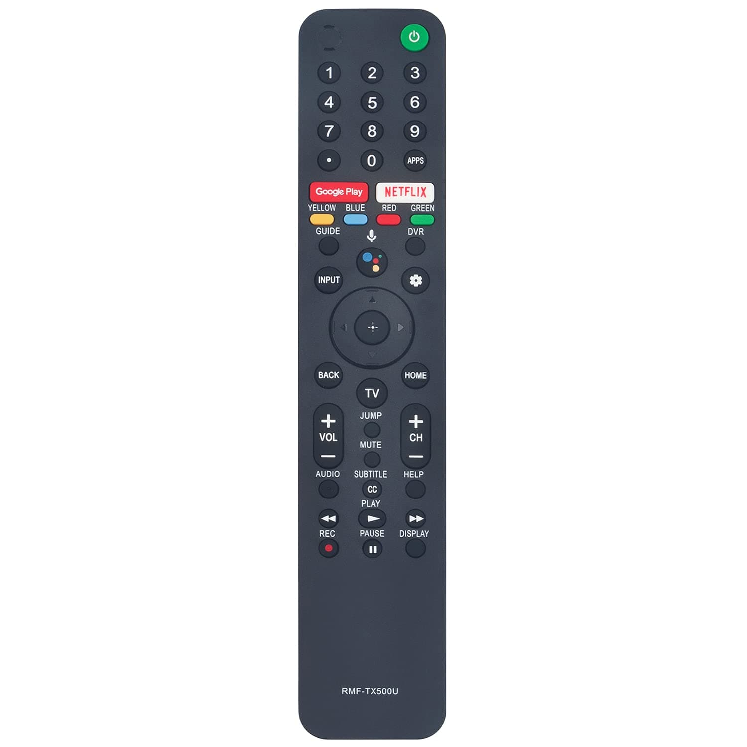 RMF-TX500U Voice Replace Remote Applicable for Sony Bravia TV KD-75X75CH XBR-55A8H XBR-55X950G XBR-65A8H KD-65X750H XBR-49X950H XBR-75X900H XBR-75X850G XBR-65X90CH KD-65X75CH XBR-65X950G XBR-75X950G
