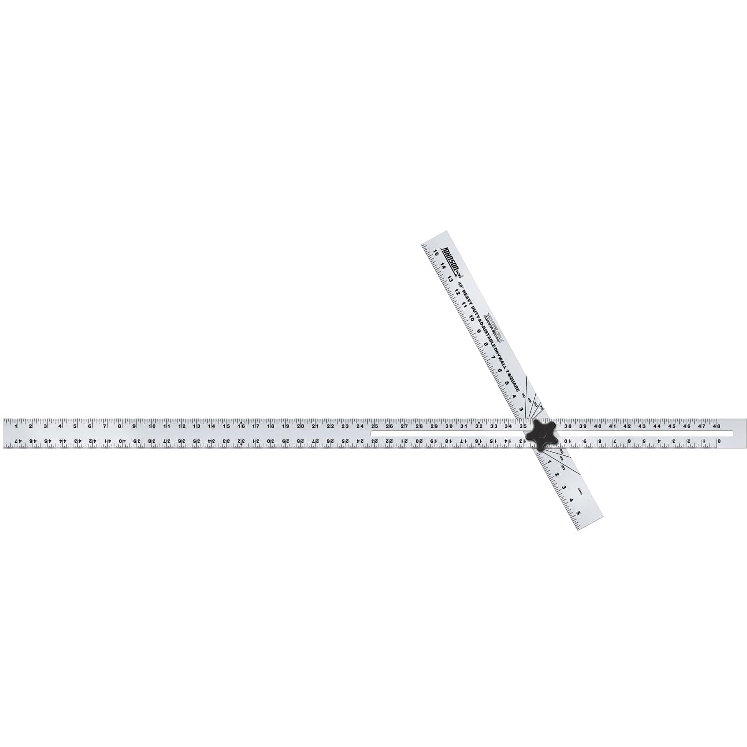Johnson Level & Tool ADS48 Adjust-A-Square Heavy Duty Aluminum Adjustable, 48", Silver, 1 Square