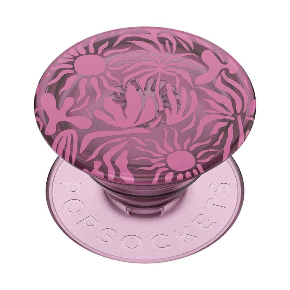 PopSockets Translucent Phone Grip with Expanding Kickstand, PopSockets for Phone, Adhesive Grip, Translucent PopGrip - Sava Sava Palms
