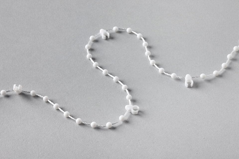 10 Meter 100 clips Vertical Blind Bottom Chain for 3.5 Inch/ 89mm Slats