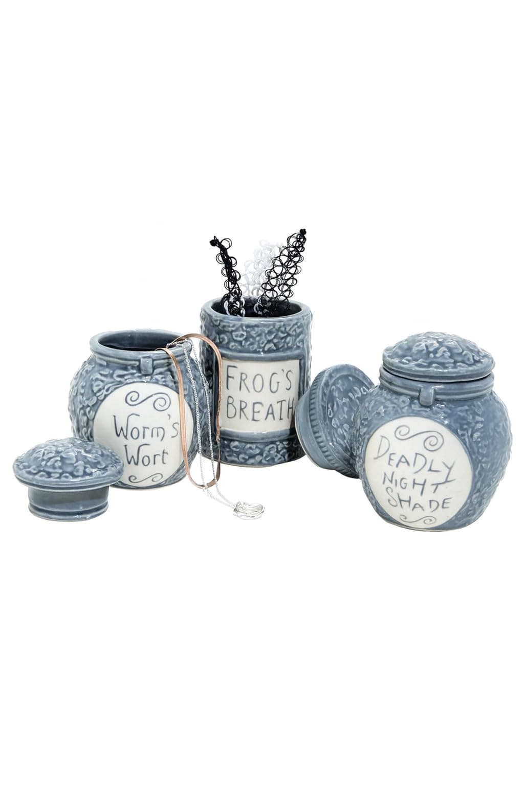 Hot Topic The Nightmare Before Christmas Trinket Jar Set
