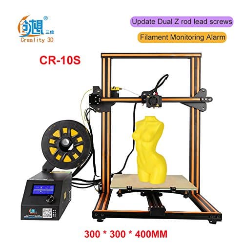 3D Printer Creality CR-10 Large Prusa I3 DIY Kit Large DIY Desktop 3D Printer DIY Education CR-10 Series (CR-10S:300 300 400MM, Orange)