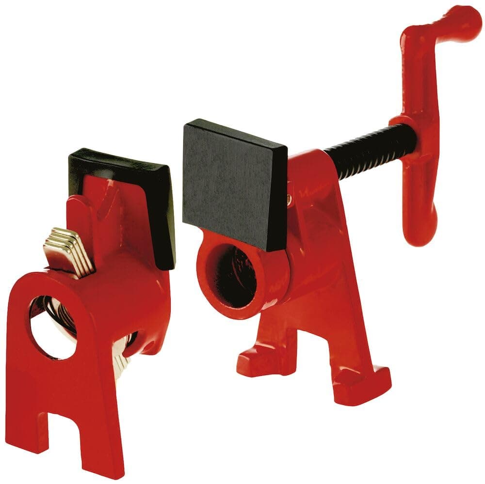 Bessey BPC-H34 Pipe Clamping Set, Black/Red