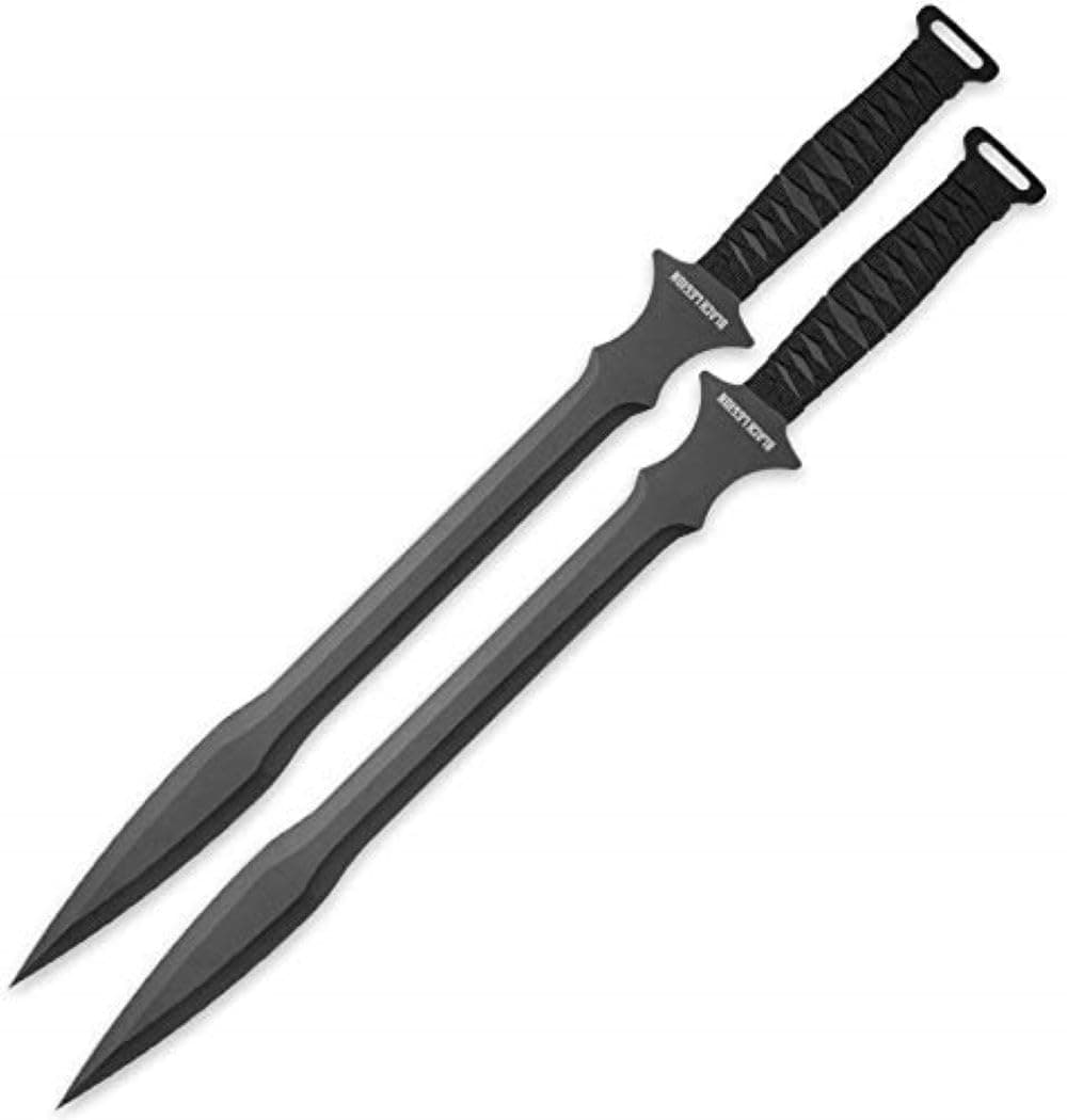 Black Legion Dark Gladiator Twin Sword Set with Sheath
