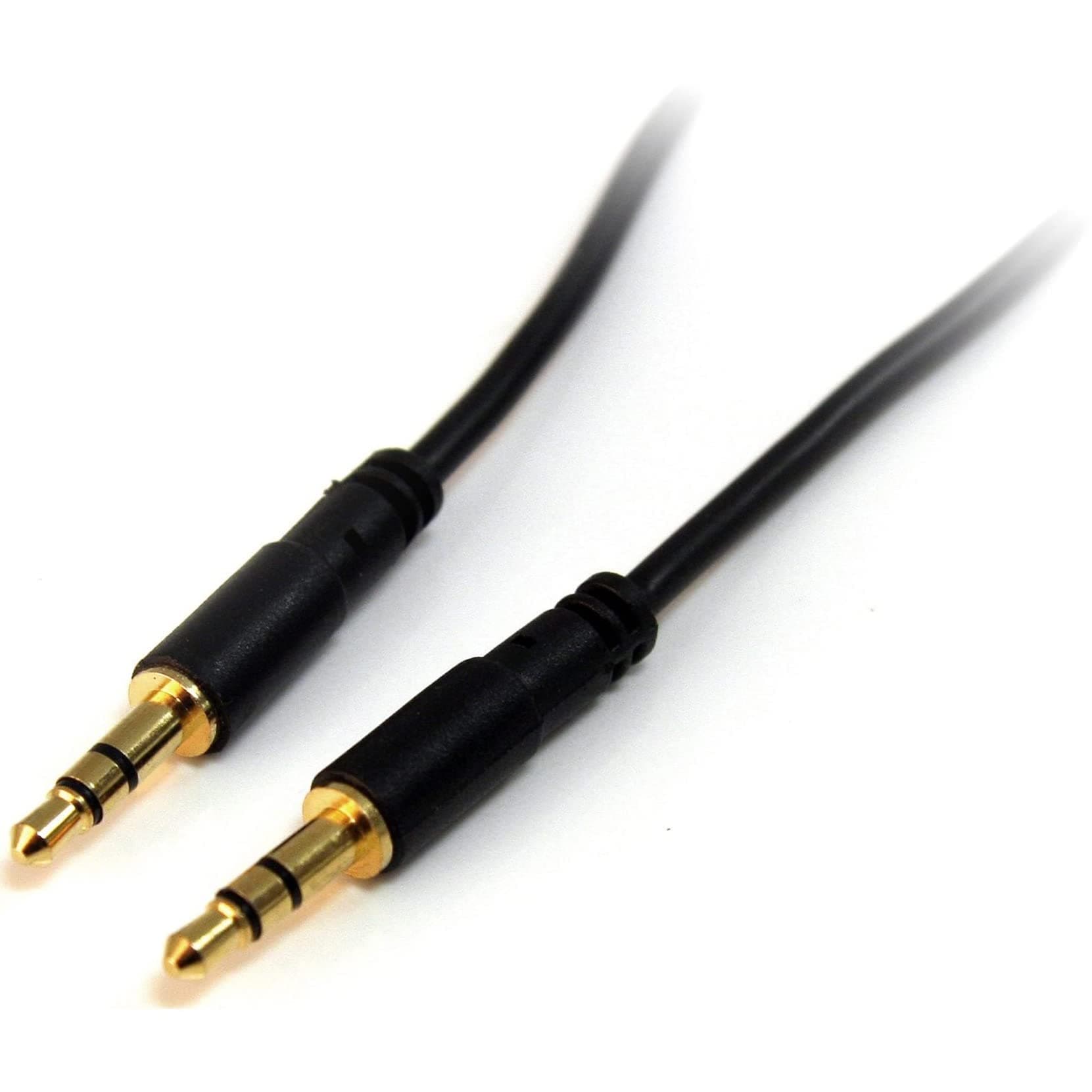 STARTECH.COM 10 FT Slim 3.5MM Stereo Audio Cable MM