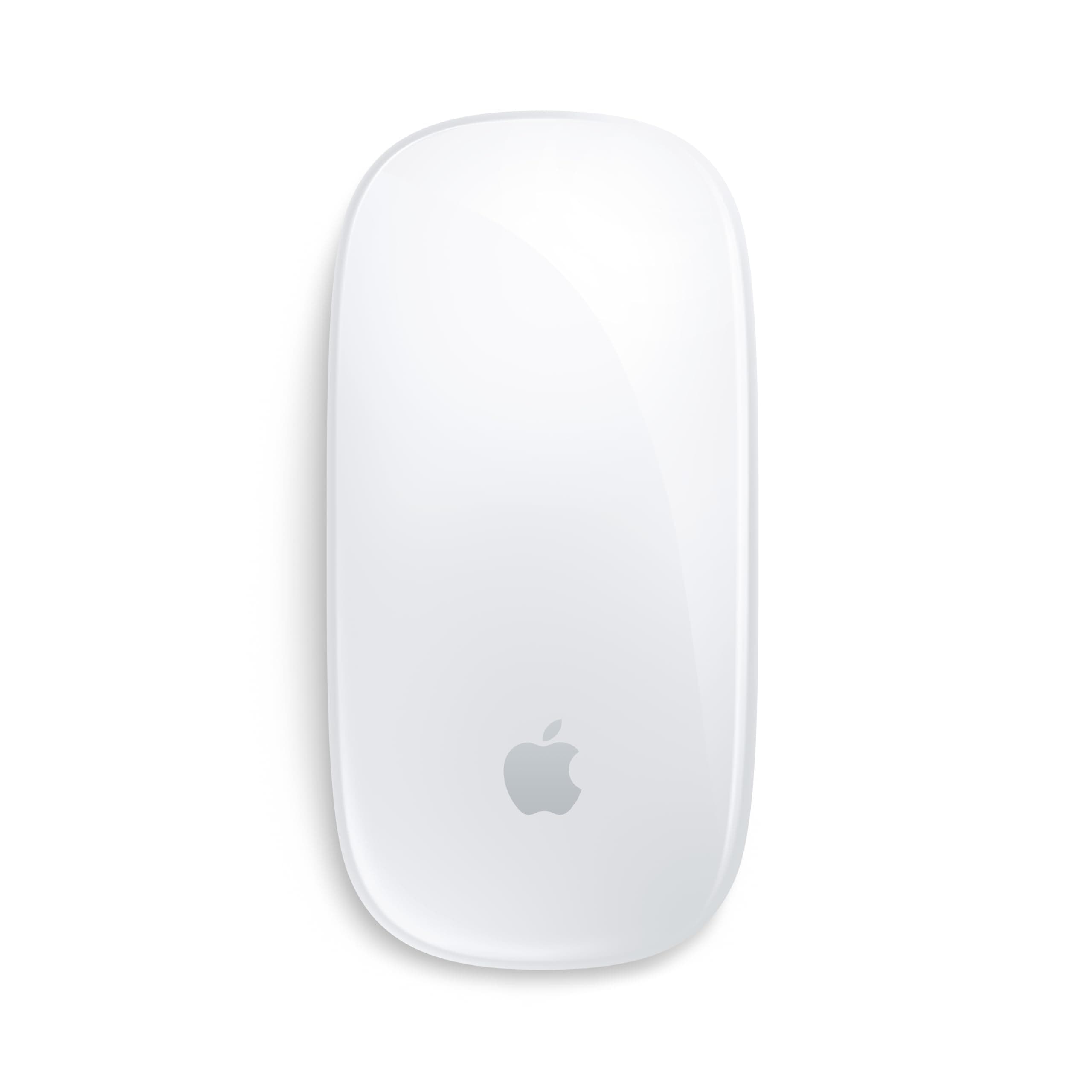 Apple Magic Mouse: Bluetooth, rechargeable. Works with Mac or iPad; White, Multi-Touch surface (USB-C)