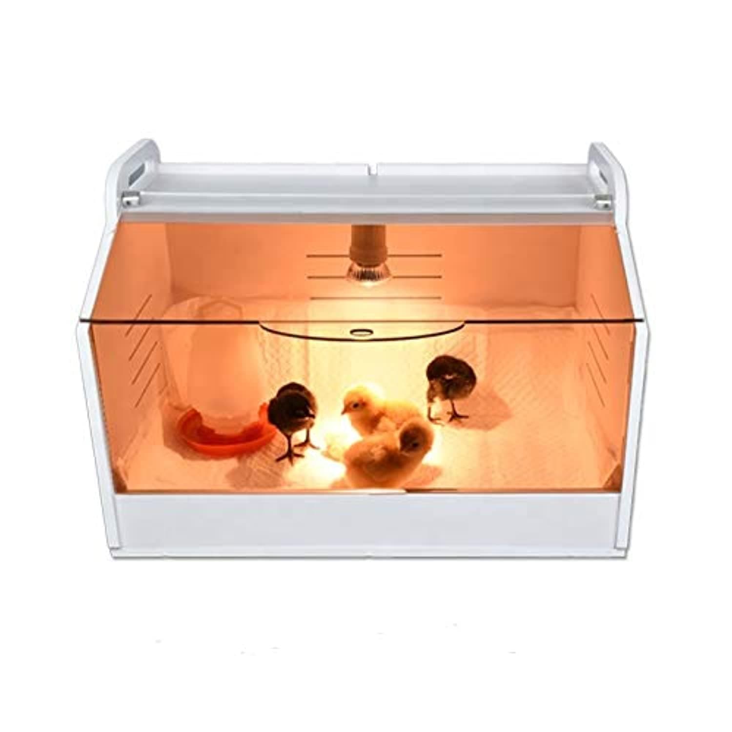 Chicken Heating Brooder Cage Coop Artificial Mother for Small Chicks and Egg Incubator with Size of 48 * 30 * 30cm