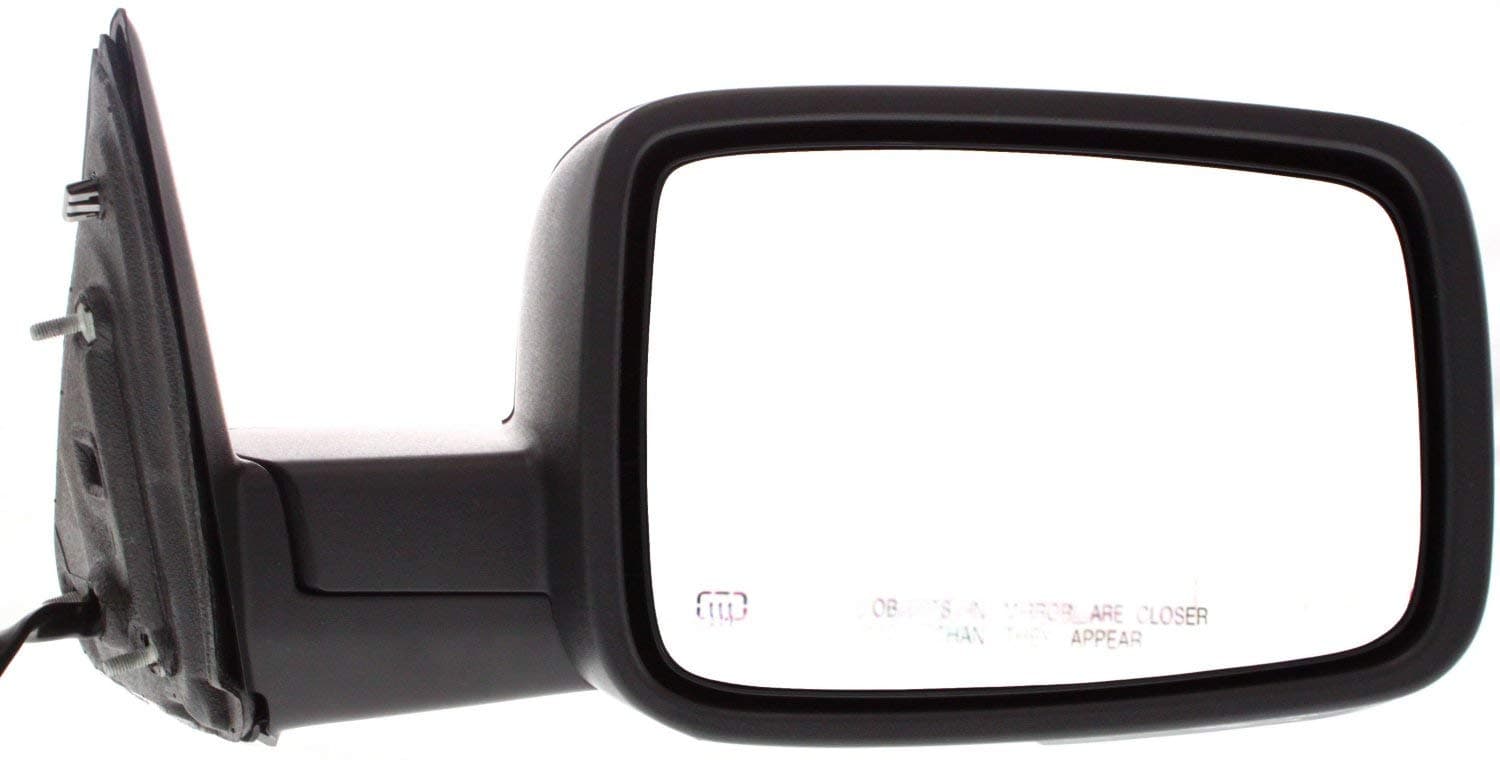 Kool Vue Mirror Passenger Side Compatible with 2009-2010 Dodge Ram 1500, 2010 Dodge Ram 2500, Fits 2011-2012 Ram 1500 & 2011-2012 Ram 2500 Power Glass, Heated, With Puddle Light - CH1321304