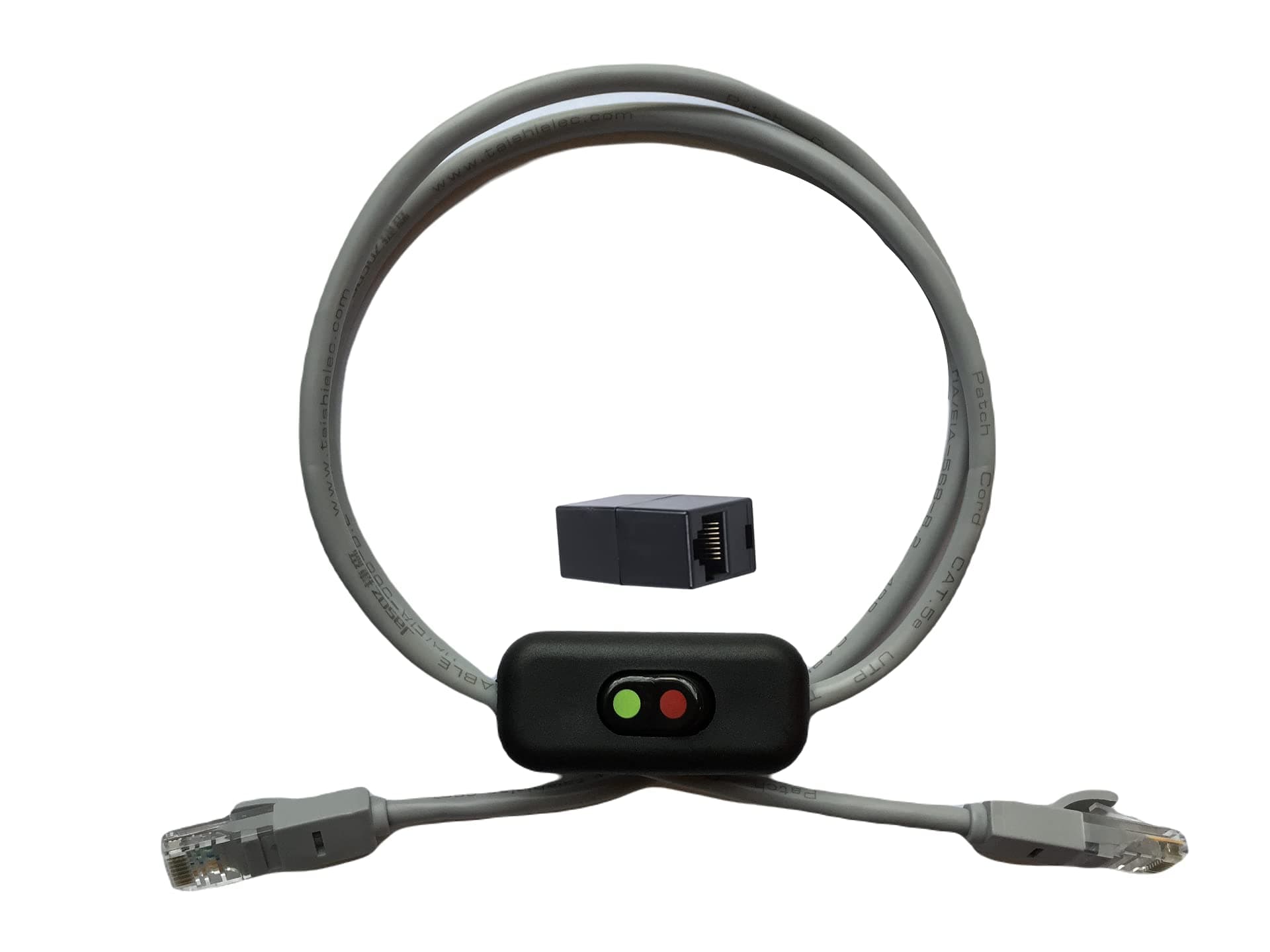 Power Button Kill Switch Shut Off for Ethernet Internet Network Cable Cord