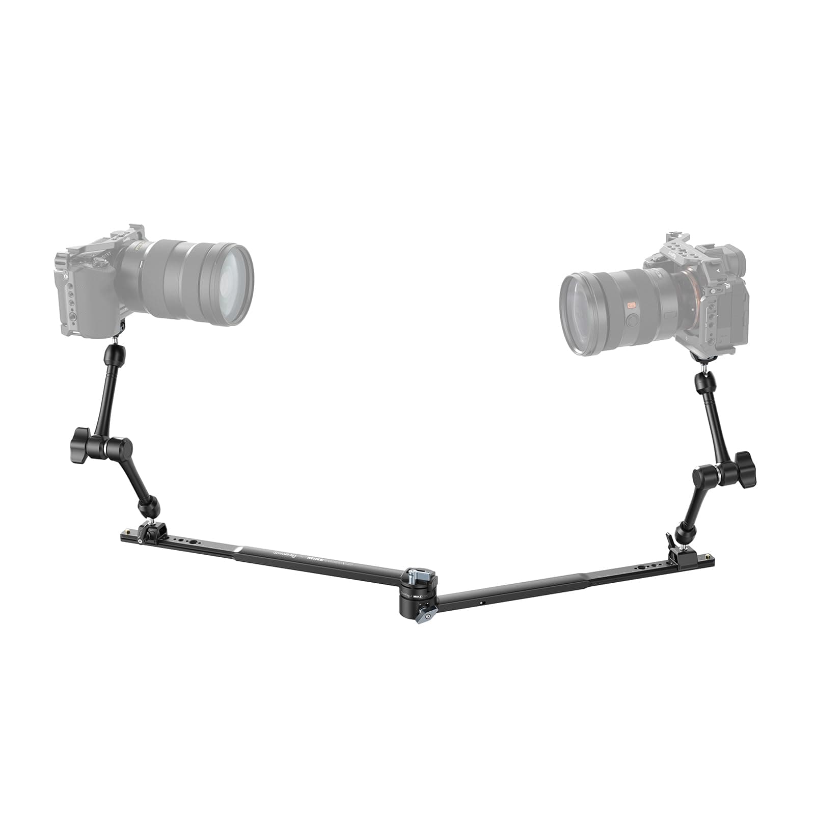 SmallRig x Mikevisuals Tracking POV Kit, Quick Release Nato Extendable Arm by 360° Extension Range 27.6-19.5in, for Couples' Photography/Tripod Mode, Max.Lord 3kg (on one end) - MD4362