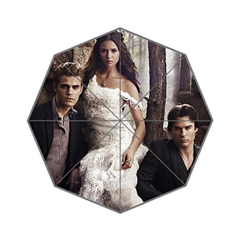 Panda Vampire Diaries Umbrella Auto Foldable Sun Rain Umbrella Windproof Anti-UV
