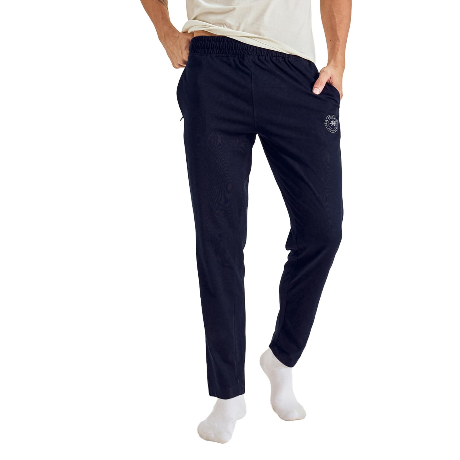 Men's Regular Fit Mid Rise Track Pant