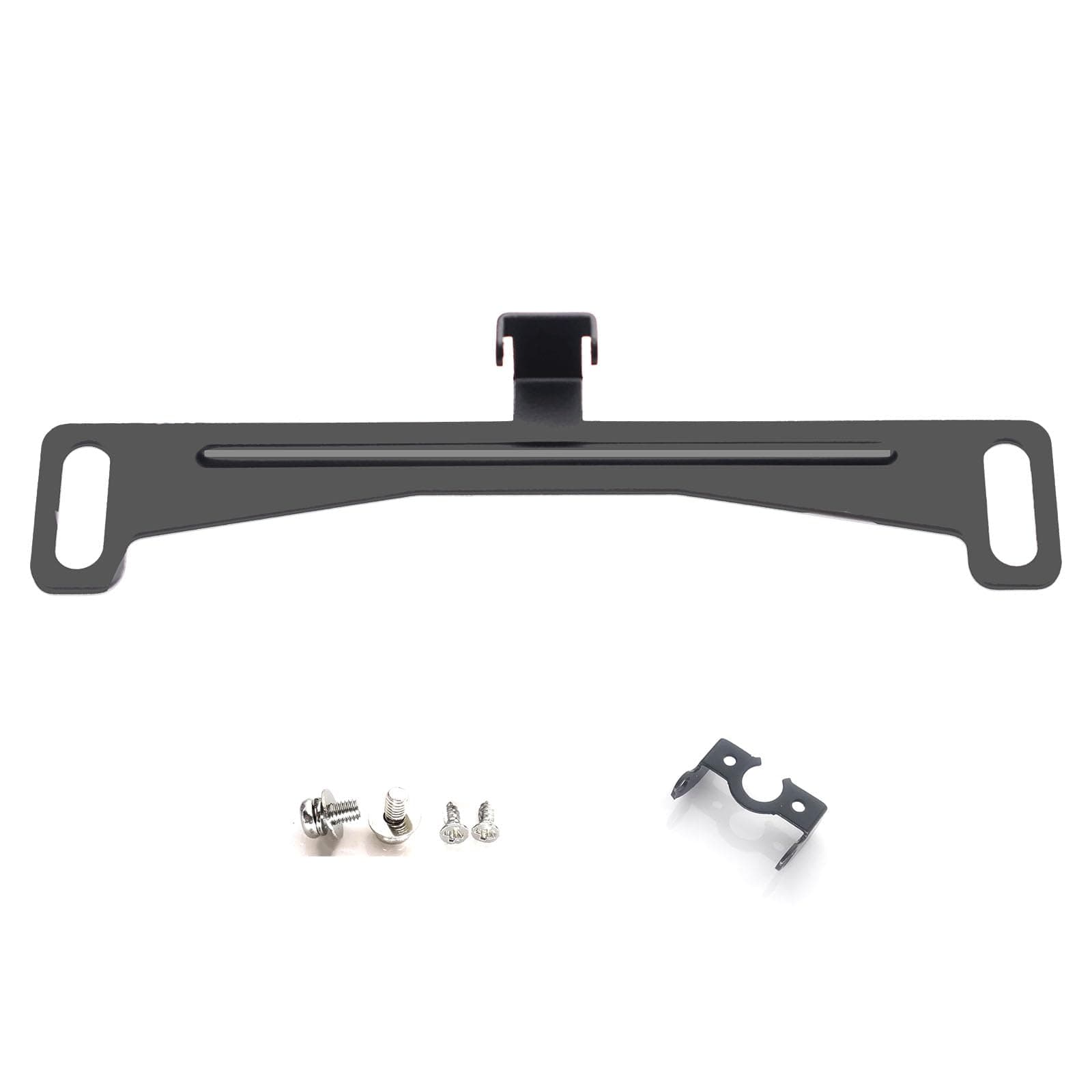 Backup Camera License Plate Mount, No Drill Upgraded Full Stainless Steel Bracket, Universal Car Dash Cam Mirror Metal Brackets, Rear View Back up Cameras Accessory