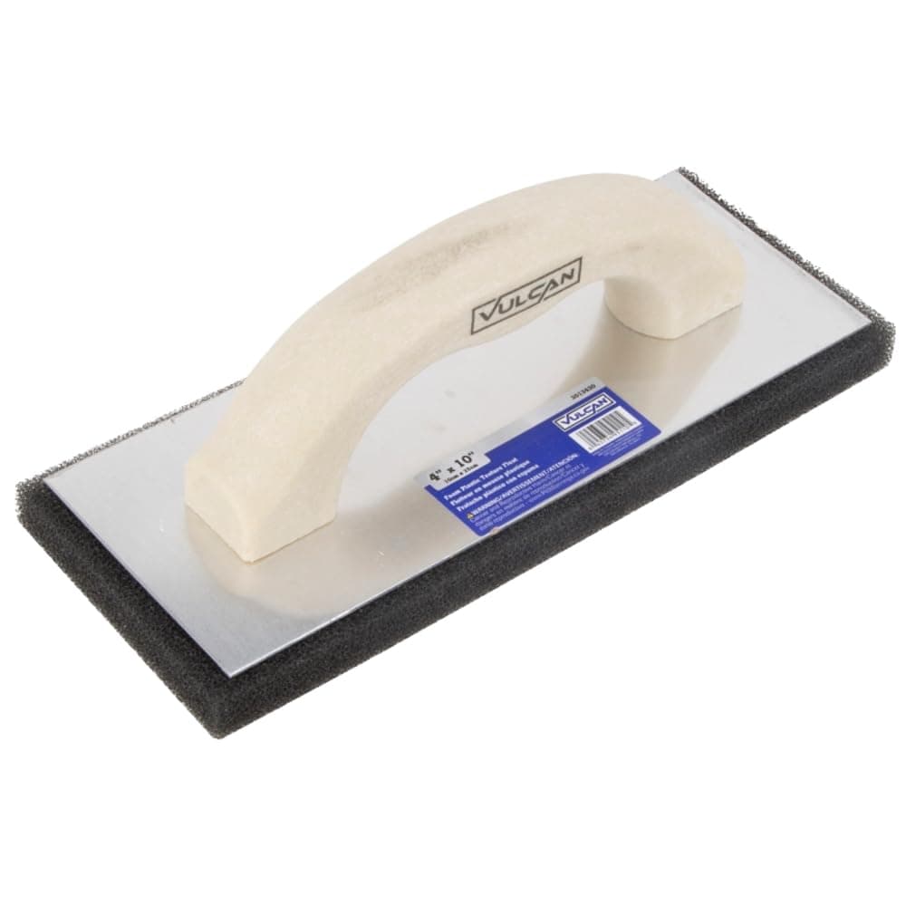 Edward Tools Sponge Foam Float Trowel for Grout, Stucco, Cement, Plaster - Compact Sponge with Dense Texture for Perfect Finish - Ergonomic Masonry Tool Handle - 4” x 10”