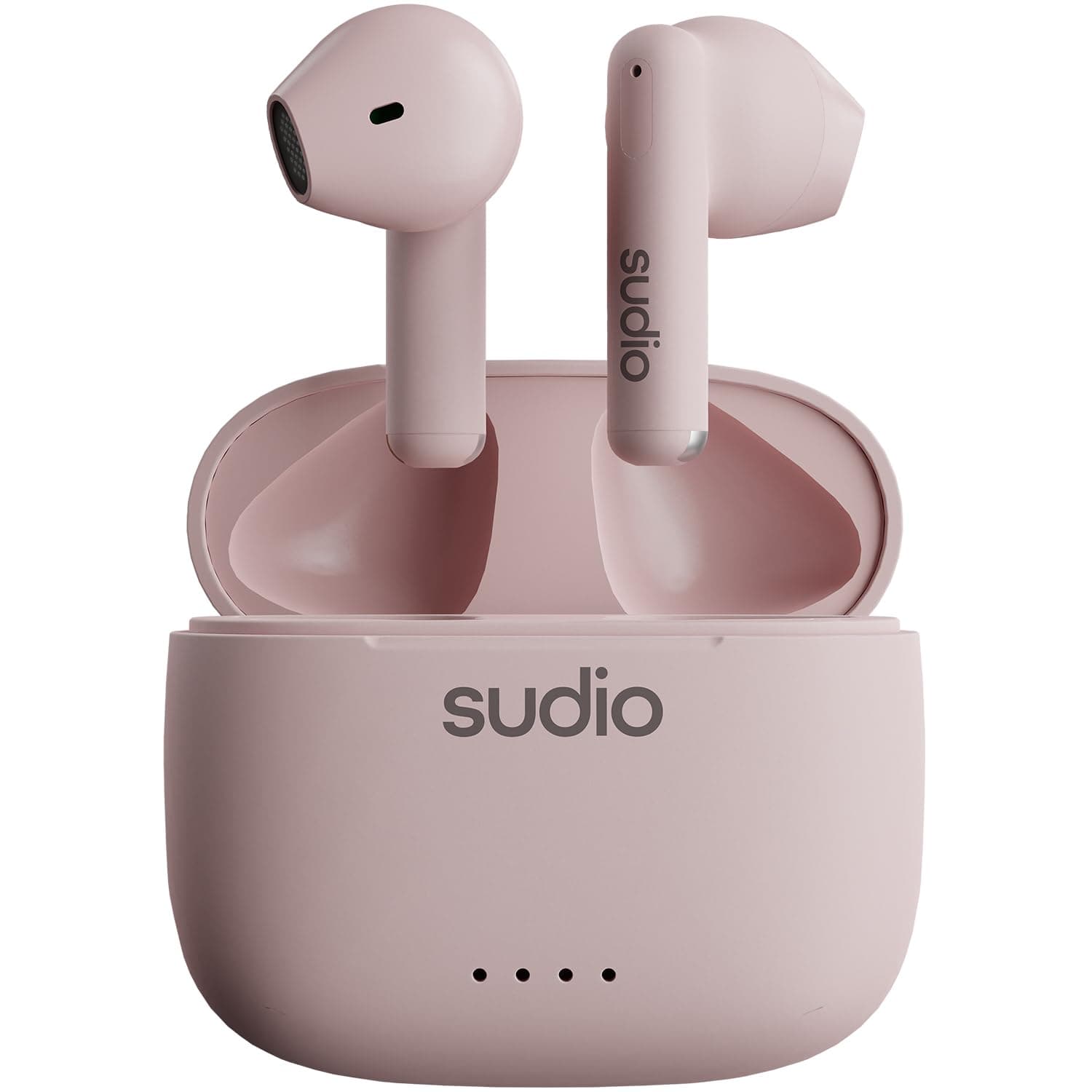 Sudio A1 True Wireless Earbuds Bluetooth 5.3 Headphones Touch Control with Wireless Charging Case Compact IPX4 Waterproof Open-Ear Built-in Mic Headset Premium Crystal Sound