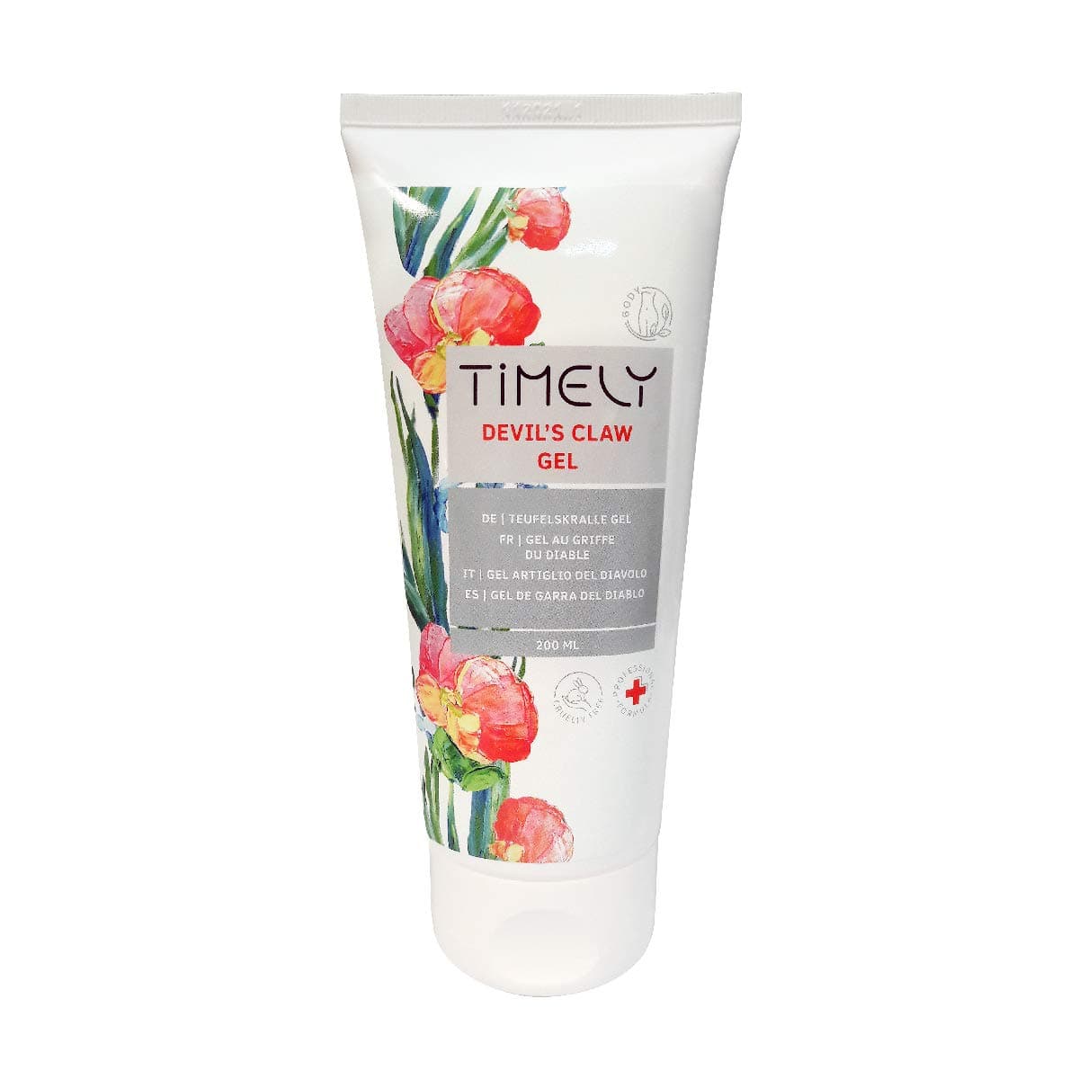 TiMELY Devils claw gel 200 ml, relief for joints, relax for muscles, moisturizes and regenerates, especially after intensive physical effort