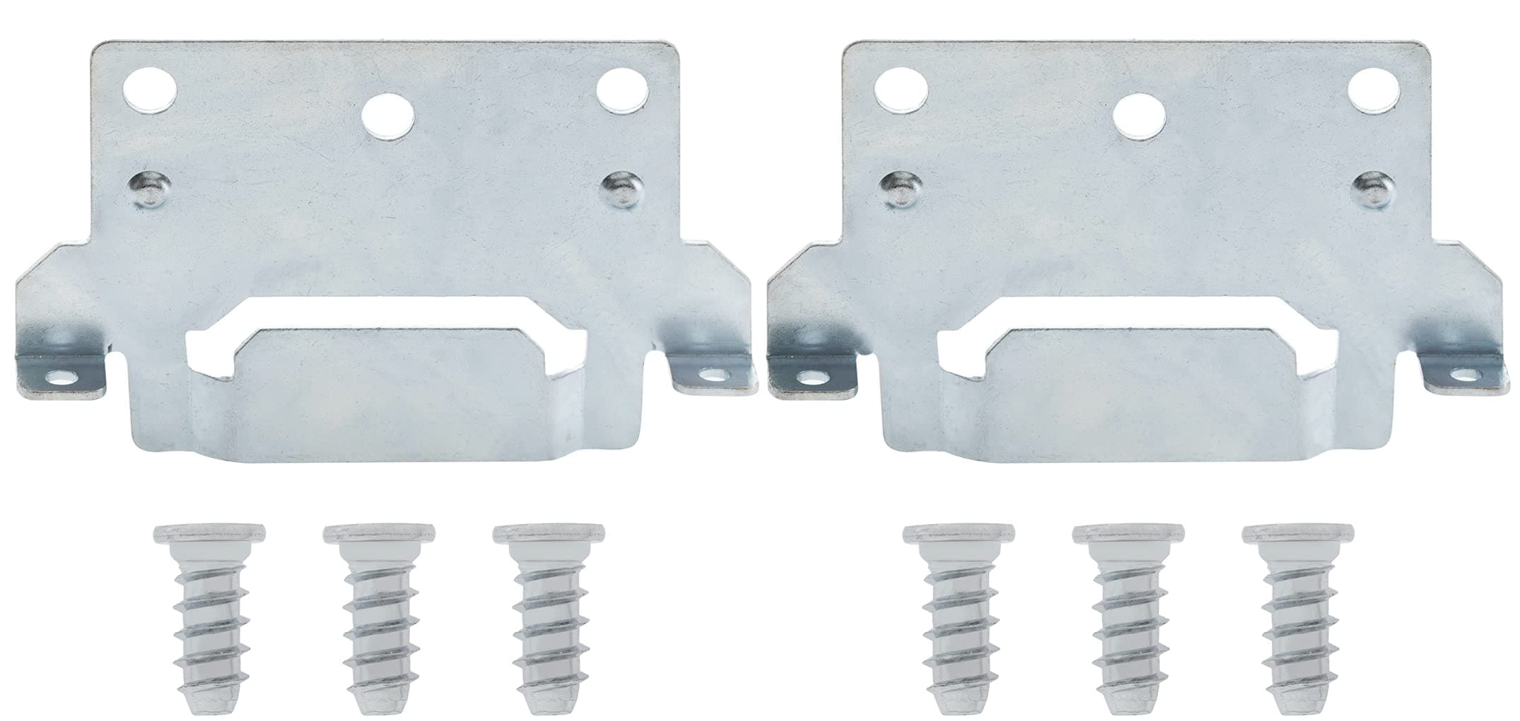 Spare Hardware Parts Replacement for IKEA Bed Frame Part 116791 (Mounting Plate) and 105307 (Screws)