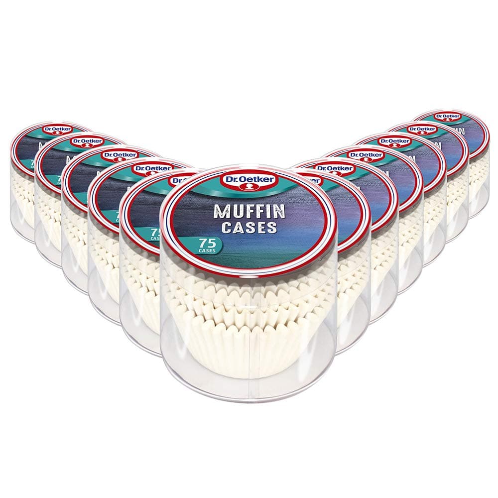 Dr. Oetker Muffin Cases, 770 g, white