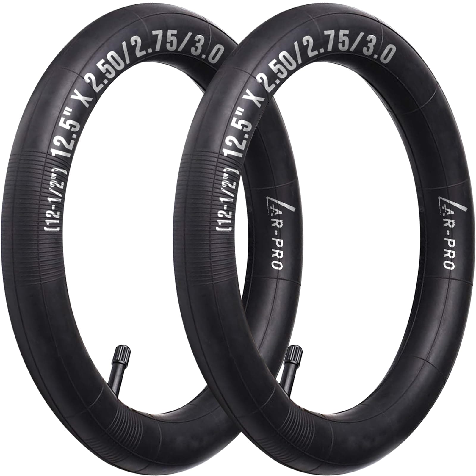 12.5 x 2.5/2.75/3.0 Scooters Replacement Tubes Inner Tube with TR13 Stem for Razor Pocket Mod (Bella, Betty, Bistro, Daisy, Hannah, Sweet Pea), Currie, and Schwinn GT