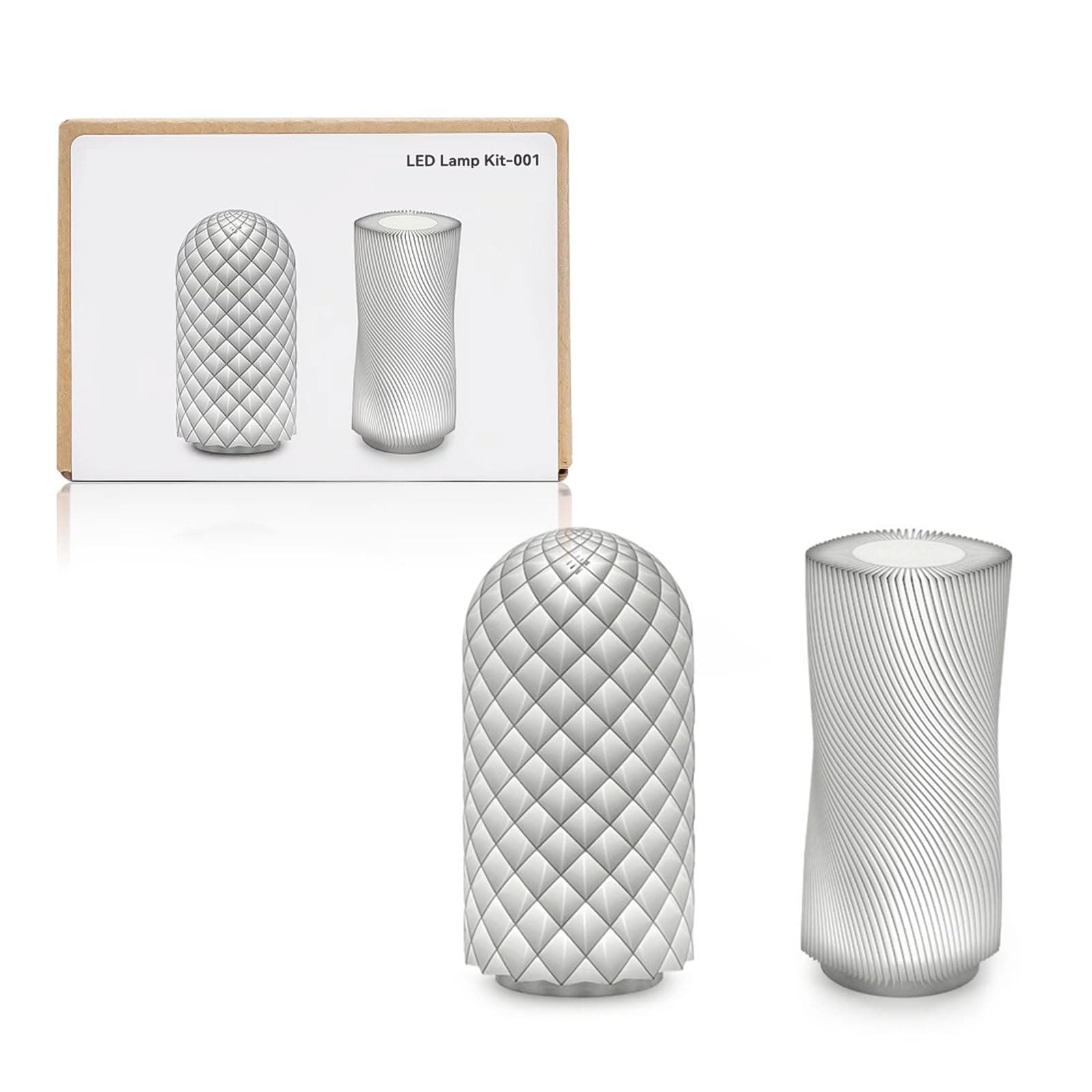 3D Printer LED Lamp Components Compatible with Bambulab A1/A1 Mini,P1P/P1S,X1/X1C/X1E 3D Printer Makerworld MH001 Creative Model LED Warm Light 3D Printer DIY-Prints NOT Included