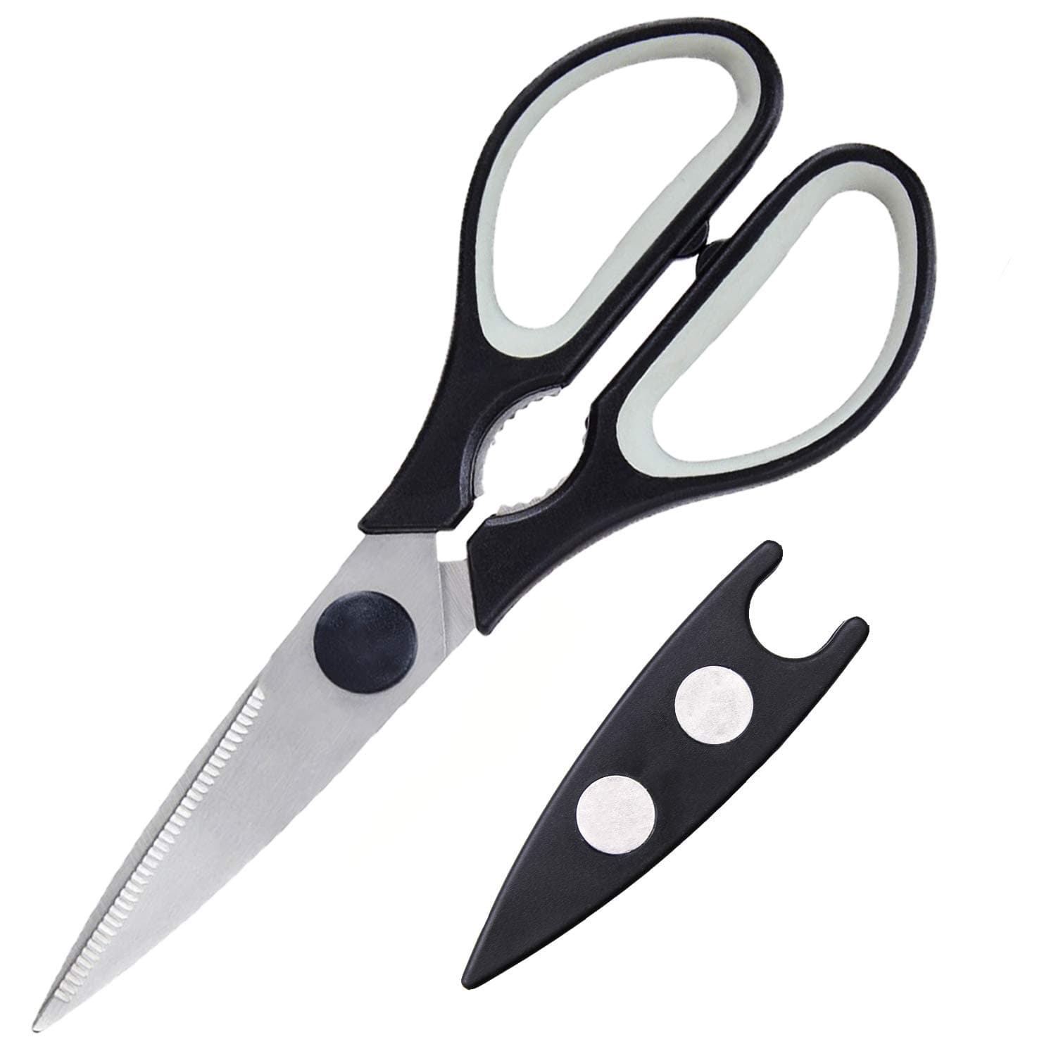 KAGEN multi-purpose kitchen scissors with non-slip handle and case