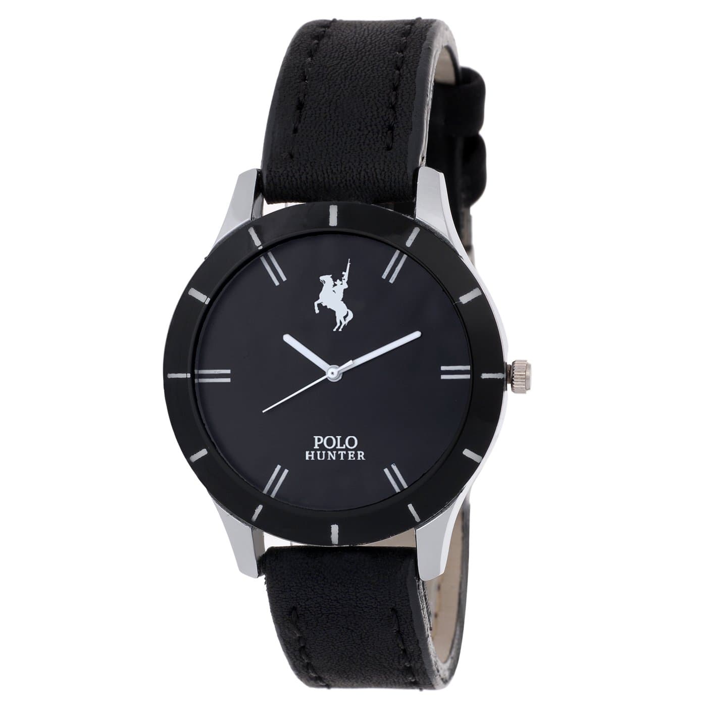 Polo Hunter Black Dial Strap Women's Watch-402