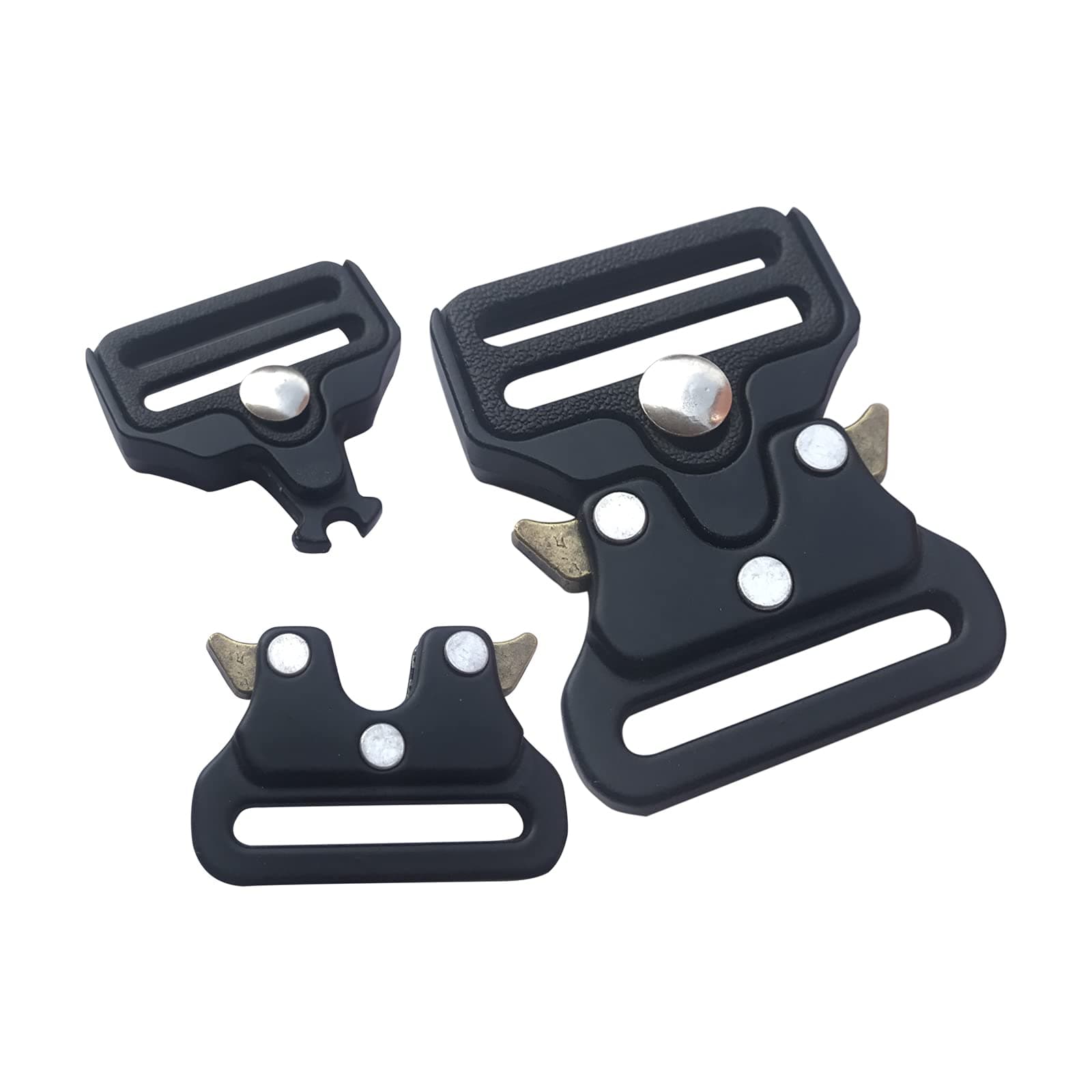 Metal Tactical Belt 1in 2 Pack Quick Release Buckle Replacement