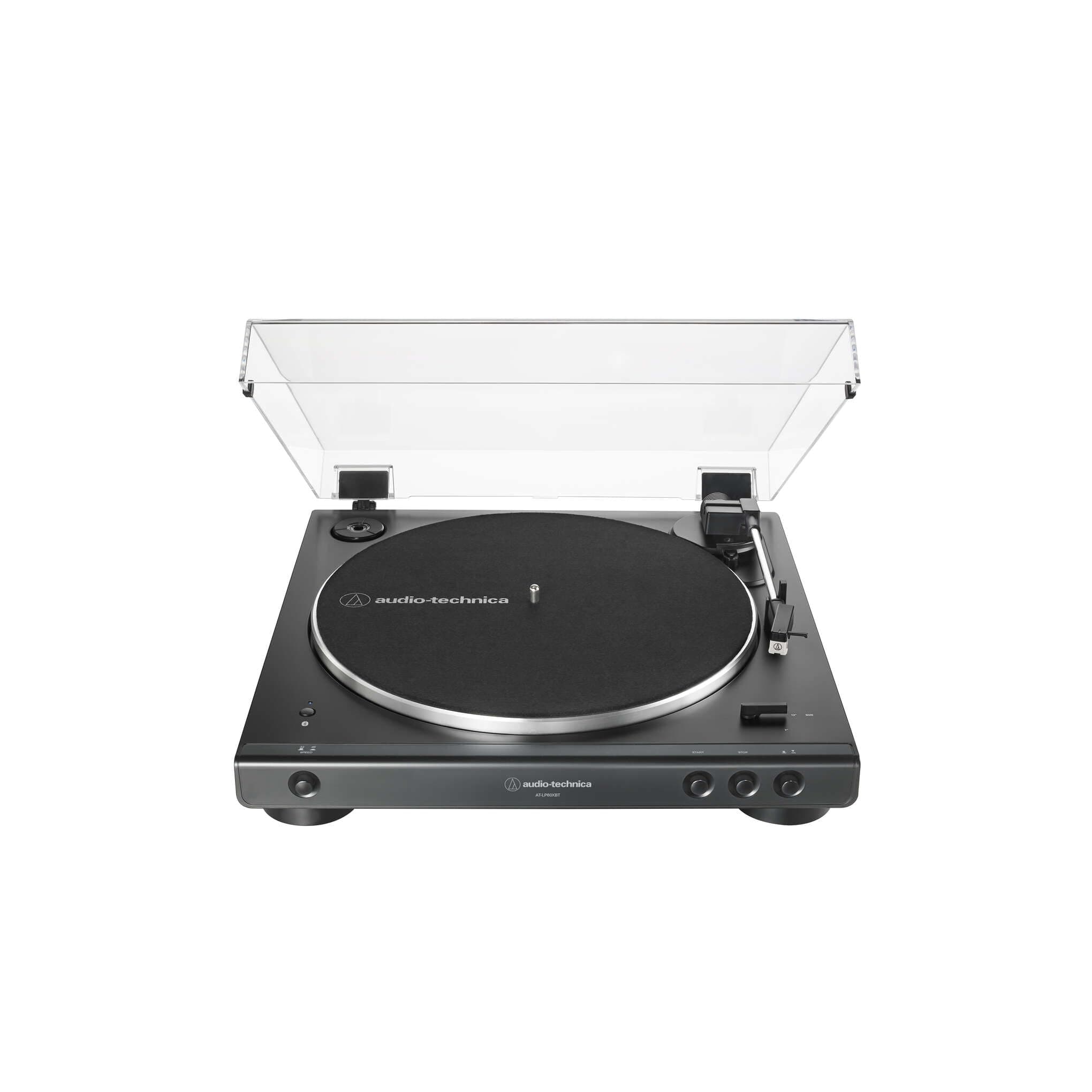 Audio Technica AT LP60XBT Full Automatic Wireless Belt Drive Turntable, Black