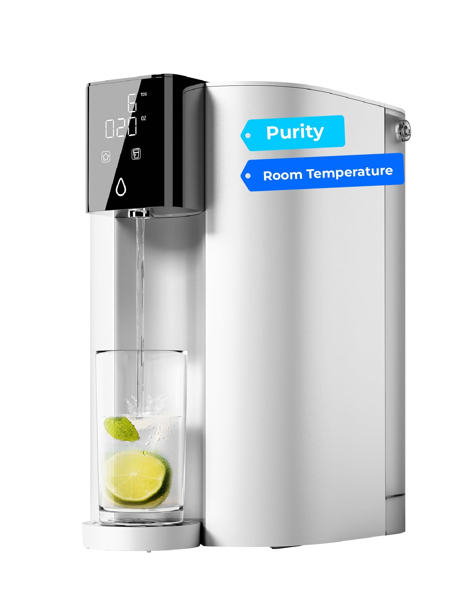 Waterdrop C1S Countertop Reverse Osmosis System, NSF/ANSI 58 & 372 Certified, 6-Stage, Portable Reverse Osmosis Water Filter, Reduce PFAS, No Installation Required, BPA Free