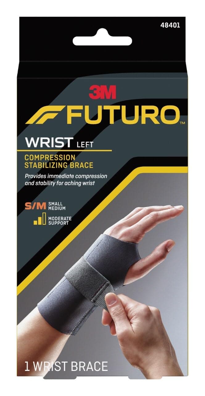 海外直送品Futuro Energizing Wrist Support Left Hand, Small/Medium 1 each by Futuro