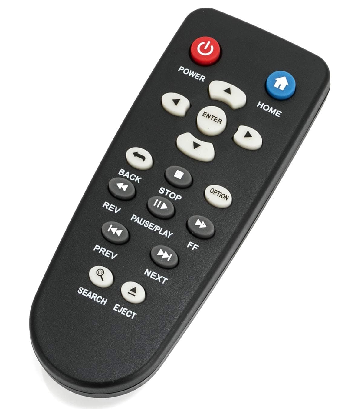 AIDITIYMI WD-RC Remote Control Replace for WD Western Digital TV Live Media Player WD TV Mini (WDBAAL0000NBK-NESN),Live Plus (WDBABX0000NBK-NESN),Live (WDBAAN0000NBK-NESN),HD Media Players