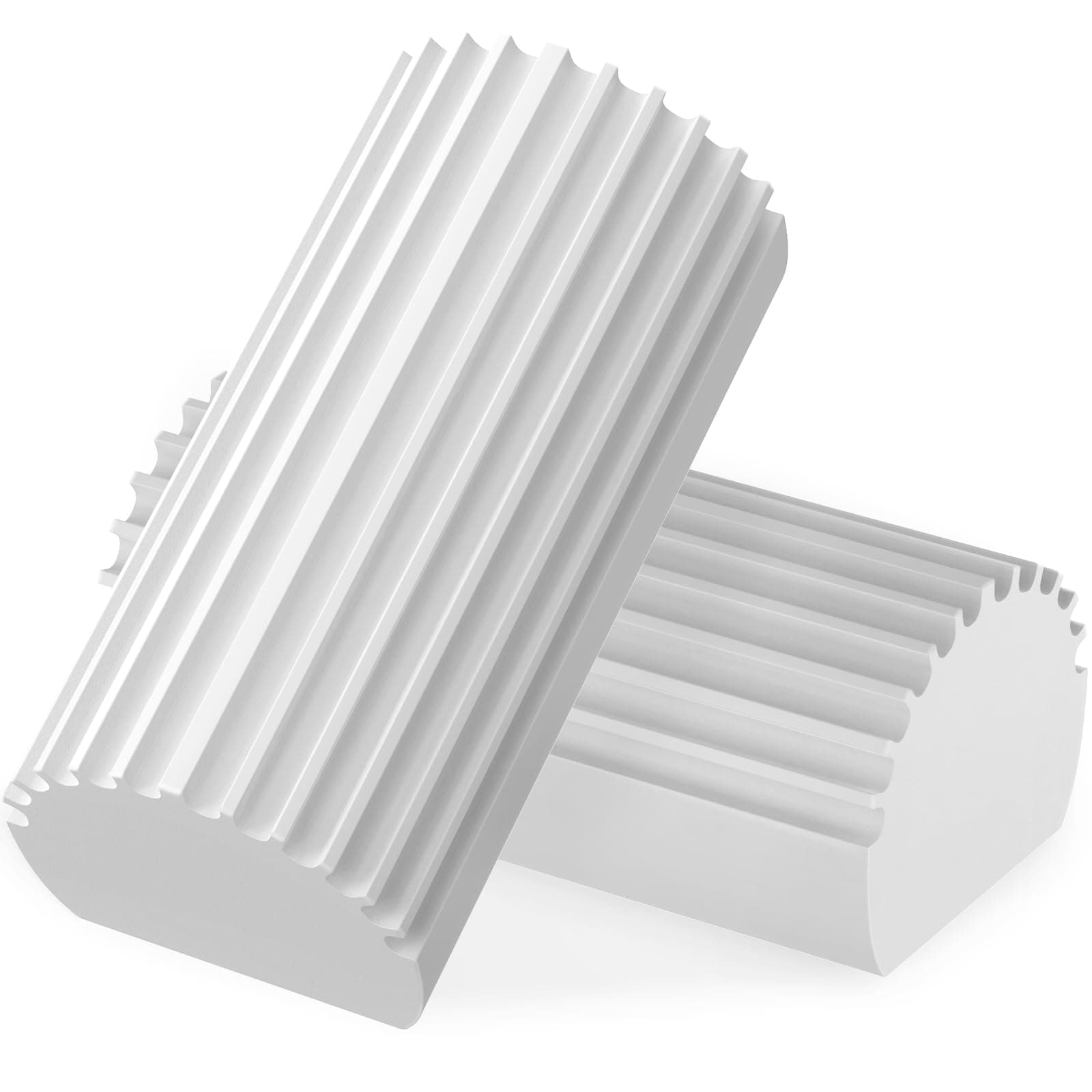 2-Pack Damp Clean Duster Sponge, Sponge Cleaning Brush, Duster for Cleaning Blinds, Glass, Baseboards, Vents, Railings, Mirrors, Window Track Grooves and Faucets