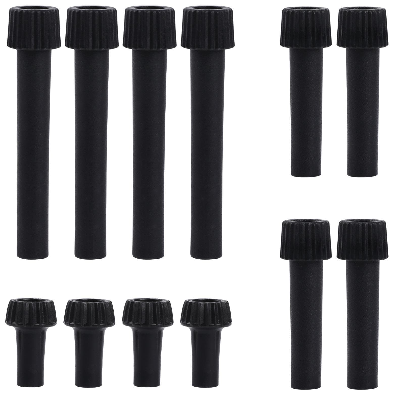 Sliverdew 12 Pack Lamp Switch Knob Turn On/Off Switch Knob Replacement 3 Assorted Size E26 Lamp Twist Knob Light Turn Knob Replacement Lamp Socket Knobs Replacement Repair Kit