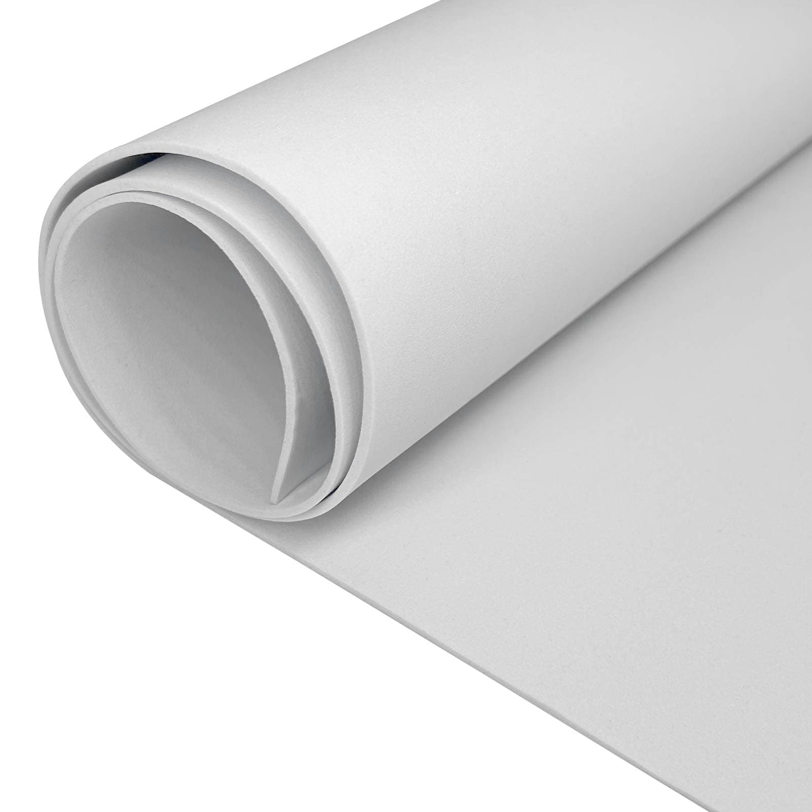 biguphate EVA Foam Sheets Roll Cosplay - 2mm Thick Craft Foam - White 15" x 39" EVA Foam Sheet (2mm-10mm Thick) - Pliable & Elastic -