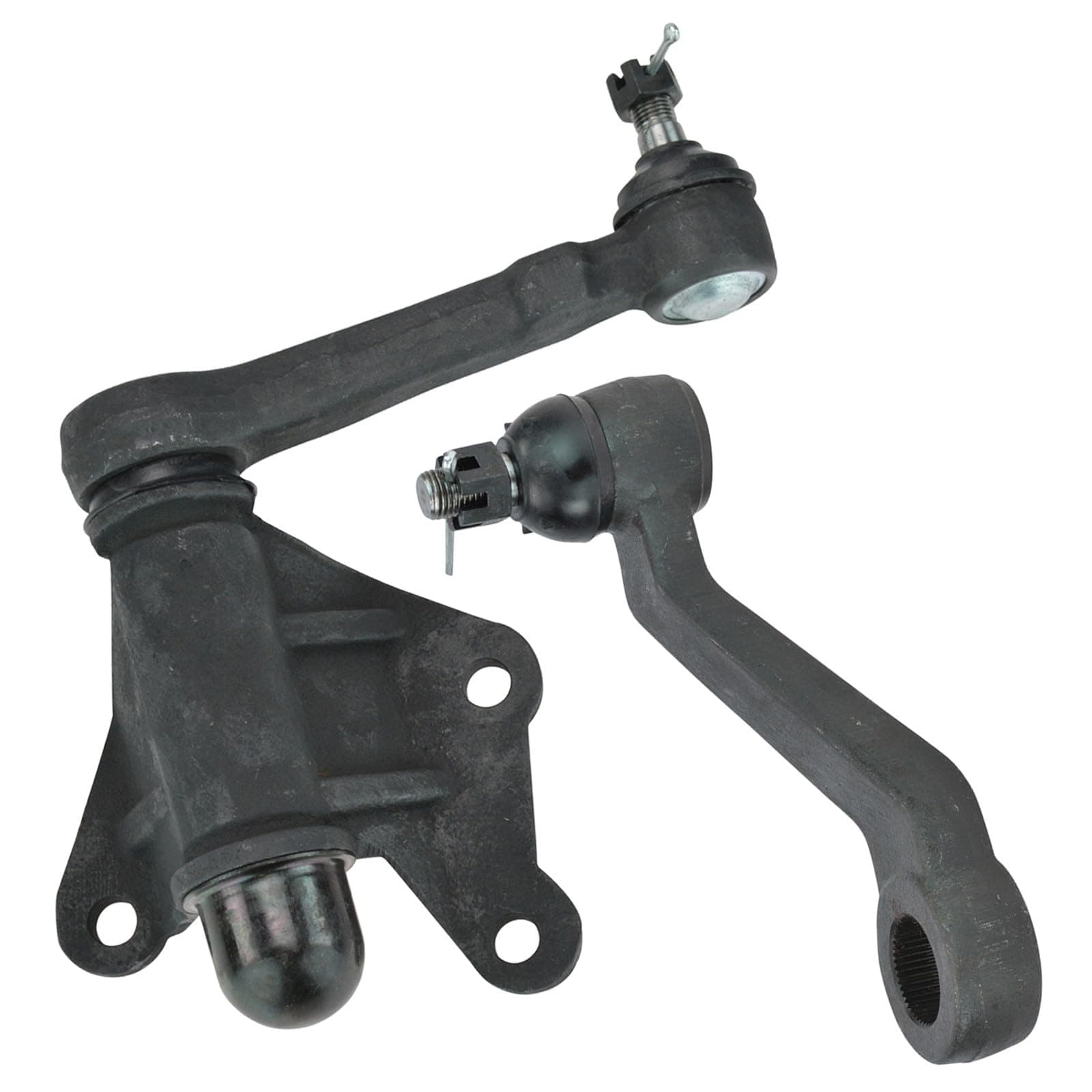 TRQ Front Steering Kit Idler Arm & Bracket Assembly Pitman Arm Compatible with 1986-1991 Toyota 4Runner 1986-1995 Pickup