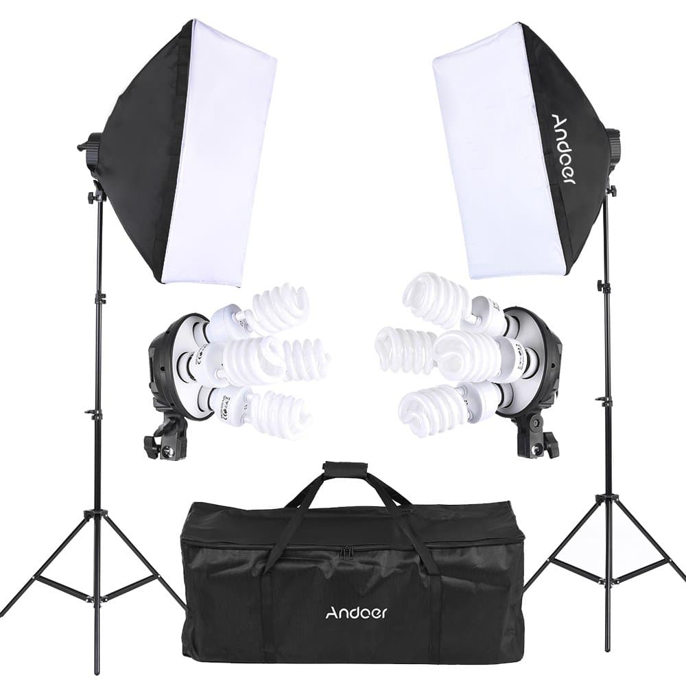 Andoer Studio Photo Lighting Kit UK Plug 220V