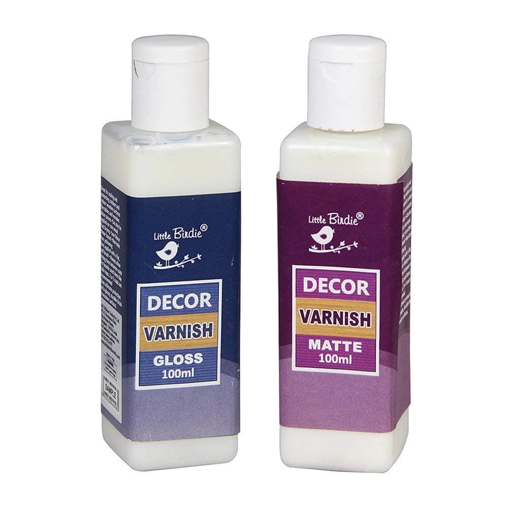 Varnish, Matte and Glossy Finish 100 Ml Each