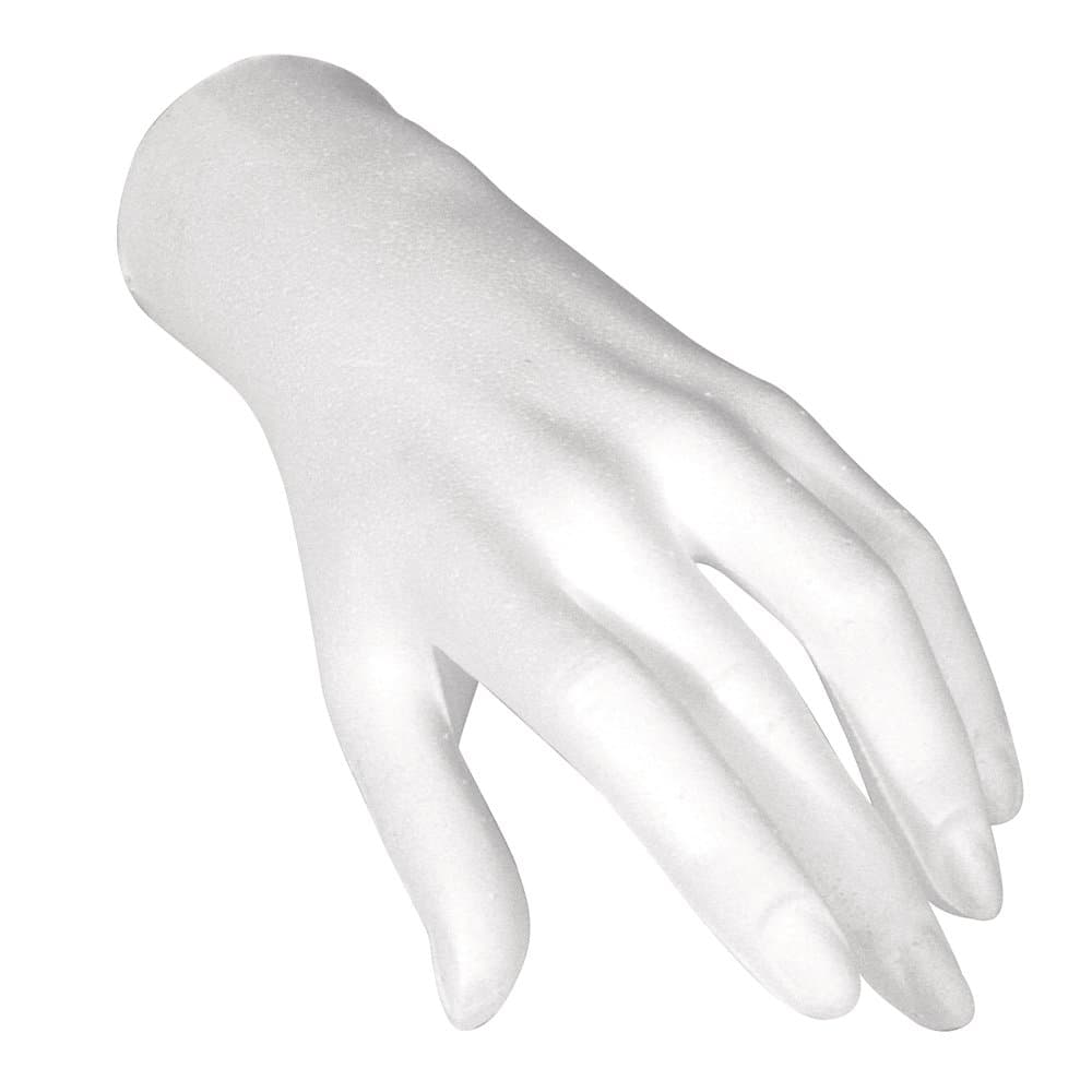 Rayher 3396900 Polystyrene Hand Female 21 cm