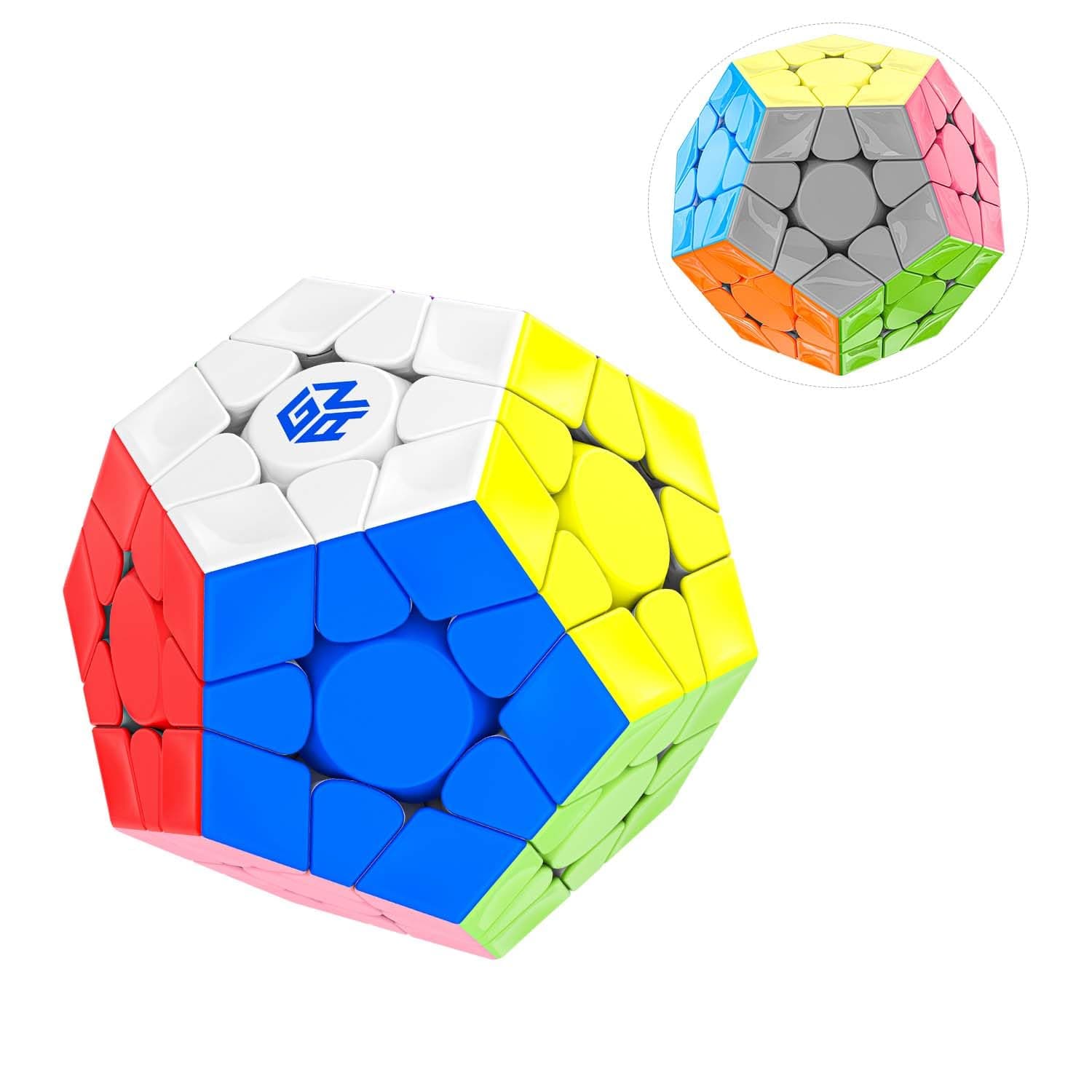 GAN Megaminx M, Pentagonal Magnetic Speed Cube, Stickerless