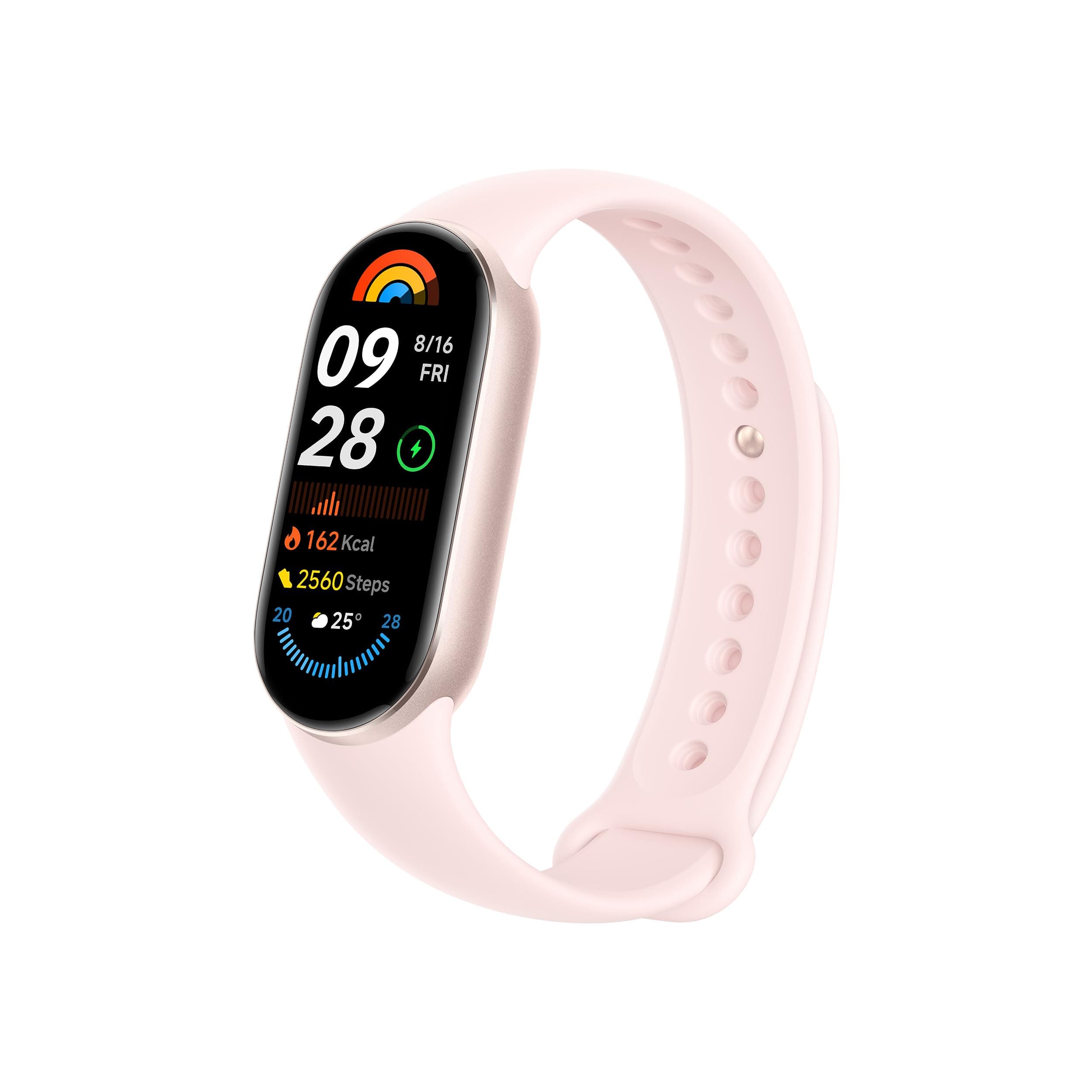 Xiaomi Smart Band 9 Mystic Rose | 1.62'' AMOLED display | Touchscreen, Multisport Tracker, Activity Tracker, Heart Rate Monitor | Bluetooth connectivity