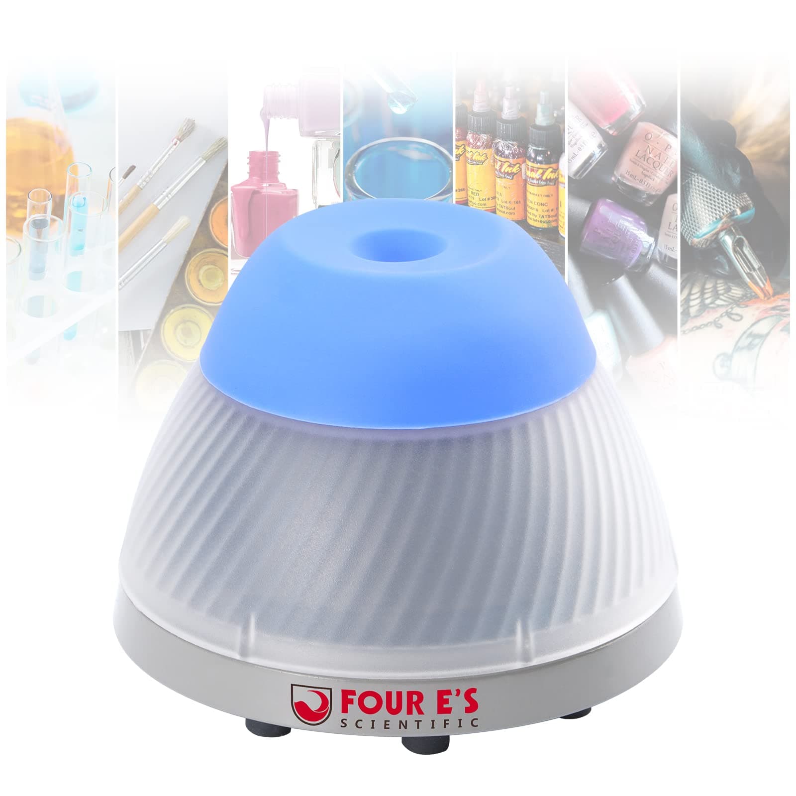 Lab Vortex Mixer 5000RPM, Mini Vortex Shaker with UK Plug Paint Mixer for Acrylic Paints, Laboratory Test Tubes, Nail Polish, Inks, Eyelash Adhesives